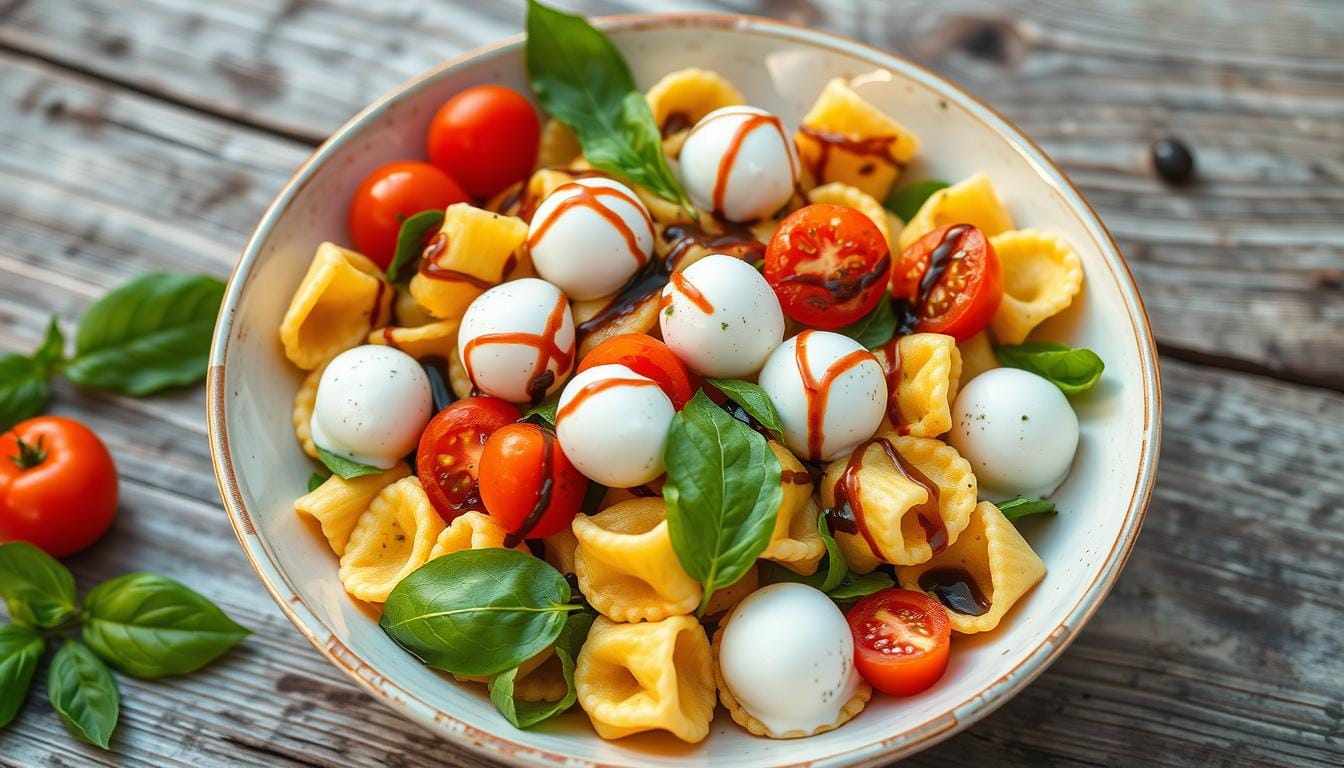 caprese pasta salad tortellini