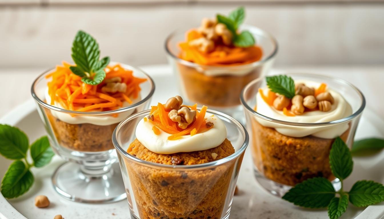 mini carrot cakes