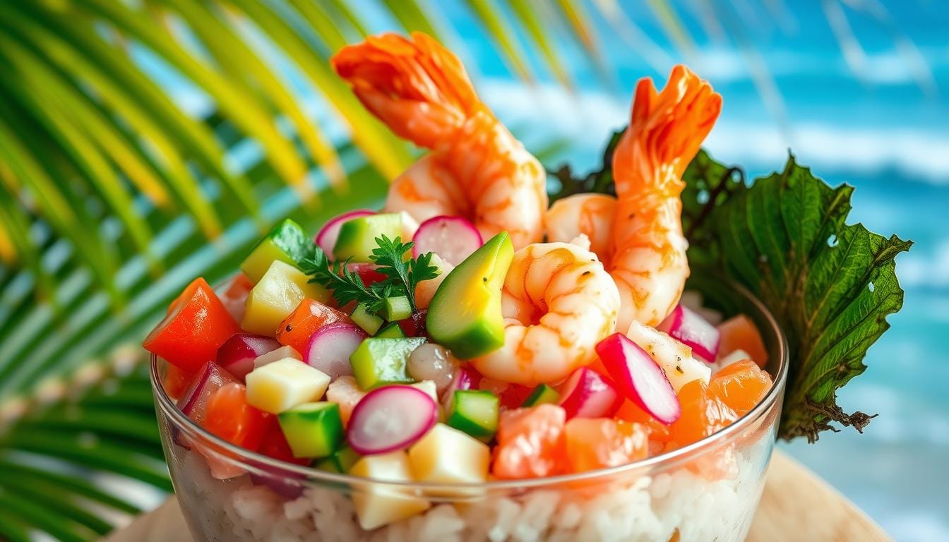 shrimp poke bowl