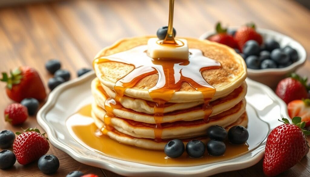 How do restaurants get fluffy pancakes so fluffy?