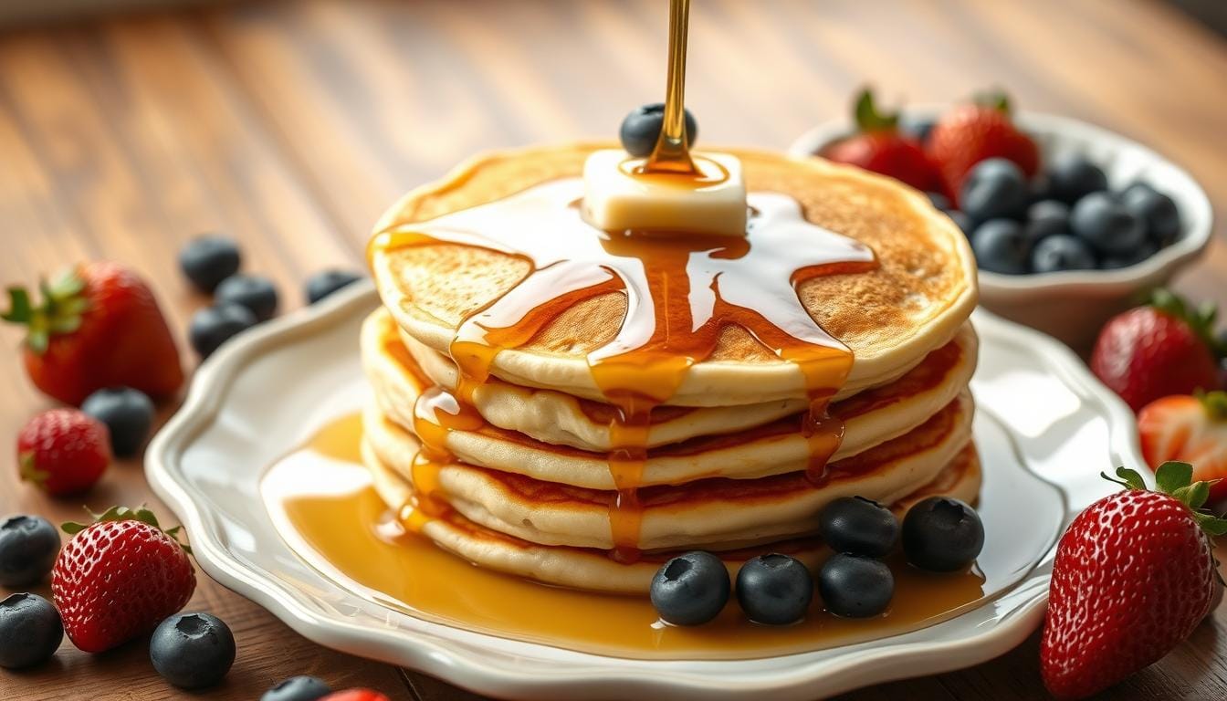 How do restaurants get pancakes so fluffy?
