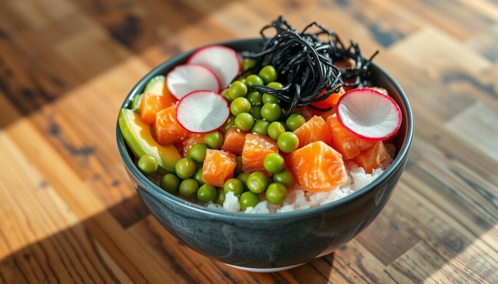 Poke bowl saumon