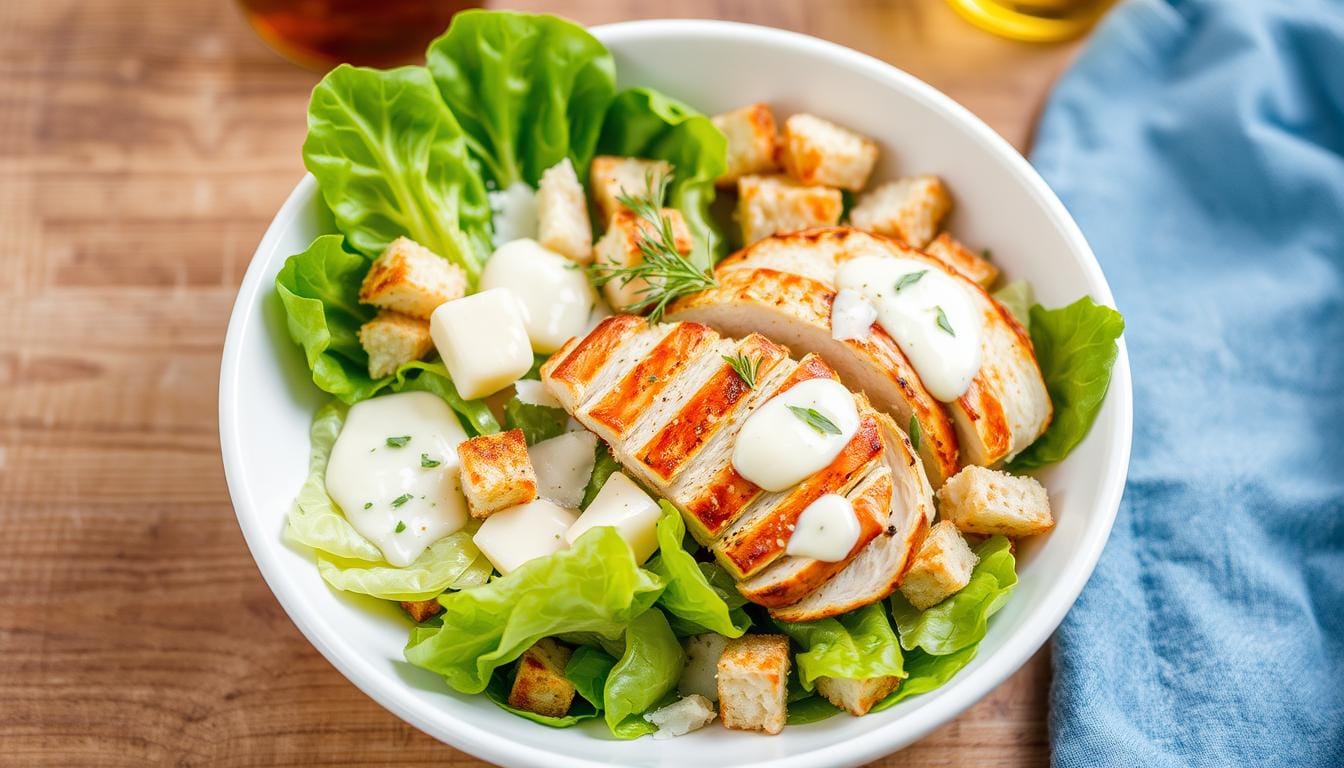 chicken caesar salad calories