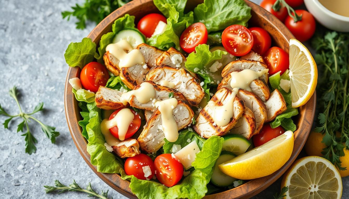 nutrition chicken caesar salad