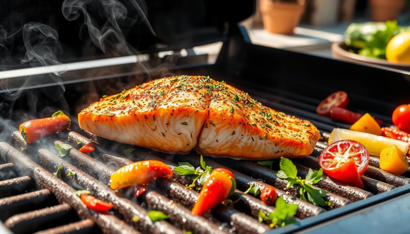 pellet grill salmon