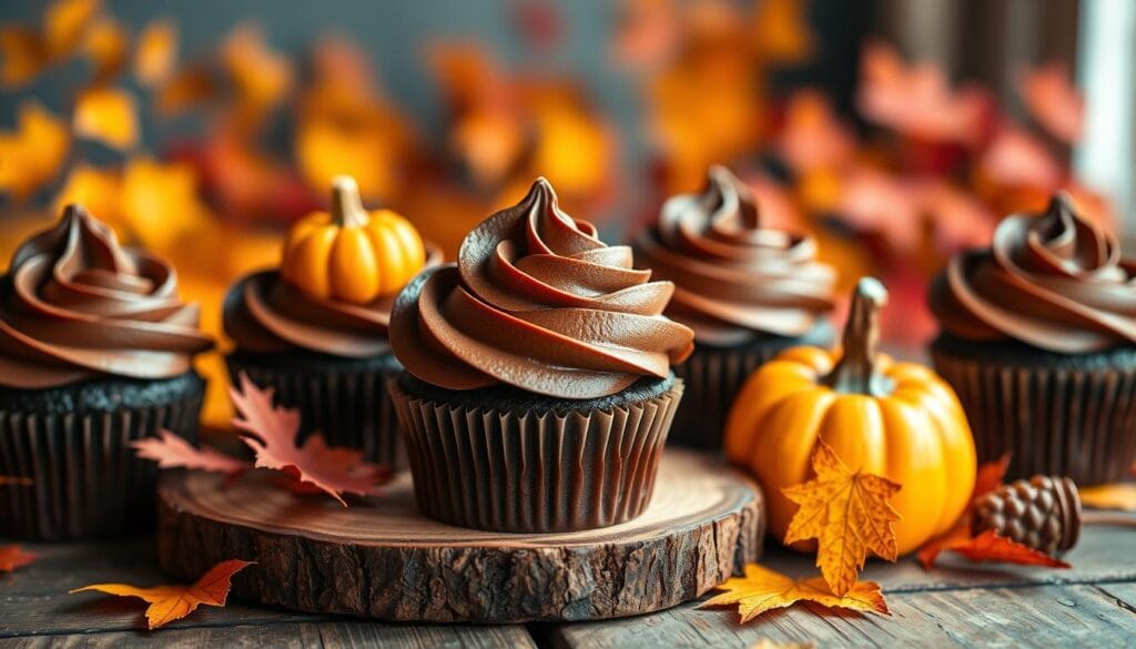 recipe for chocolate pumpkin cupcakes