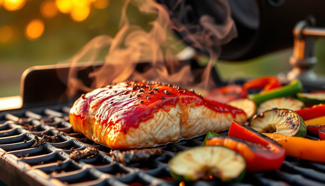 salmon on pellet grill