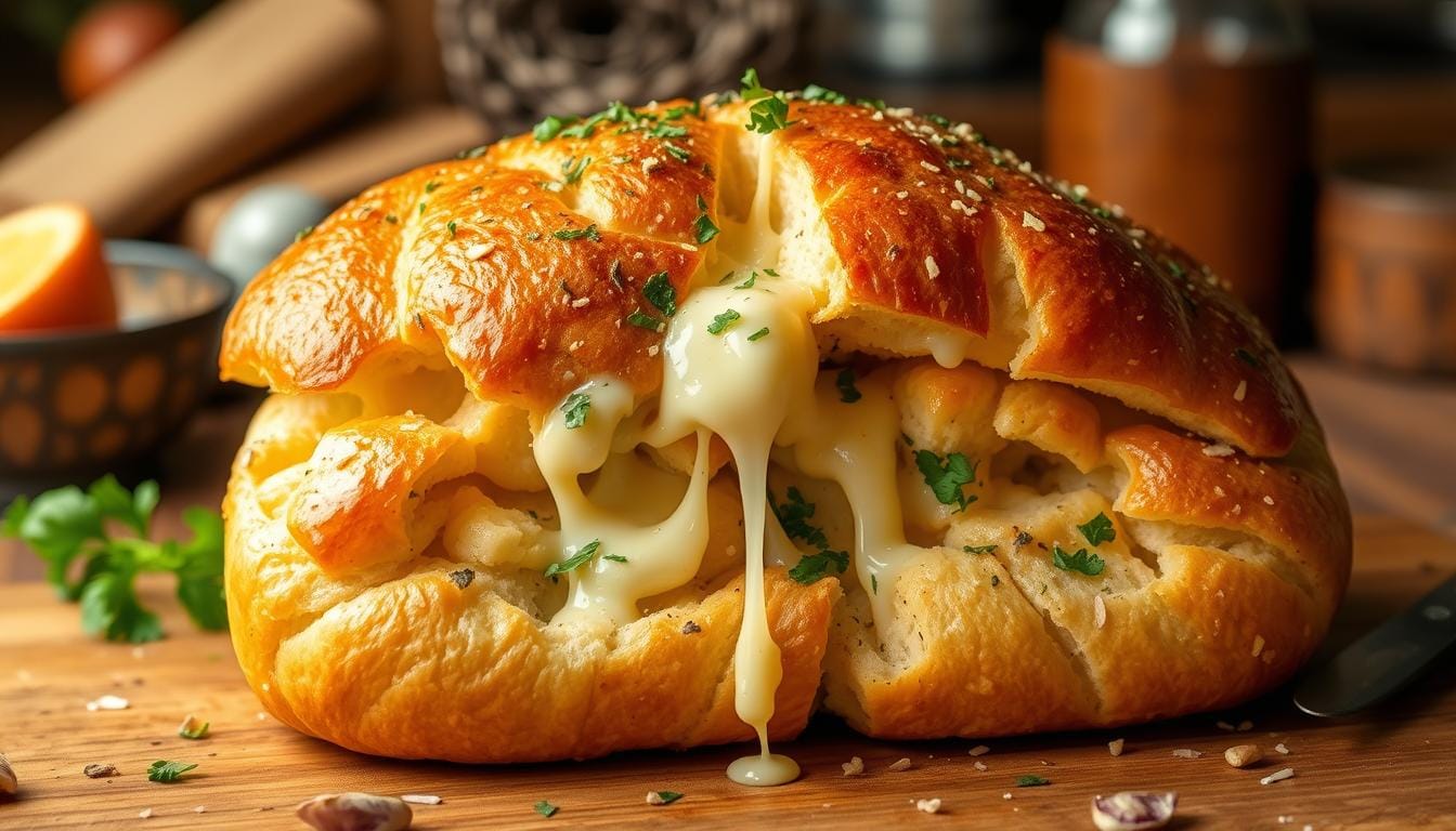 Cheesy Garlic Pull-Apart Bread